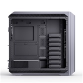 Корпус JONSBO D500 Silver, TG, ARGB LED-strips, mini-ITX, mATX, ATX, E-ATX, серебрянный