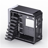 Корпус JONSBO D500 Silver, TG, ARGB LED-strips, mini-ITX, mATX, ATX, E-ATX, серебрянный