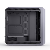 Корпус JONSBO D500 Silver, TG, ARGB LED-strips, mini-ITX, mATX, ATX, E-ATX, серебрянный