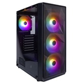 Корпус 1STPLAYER FD3 Black / ATX / 4x120mm FRGB fans / FD3-BK-4F1
