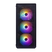 Корпус 1STPLAYER FD3 Black / ATX / 4x120mm FRGB fans / FD3-BK-4F1
