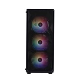 Корпус 1STPLAYER FD3 Black / ATX / 4x120mm FRGB fans / FD3-BK-4F1