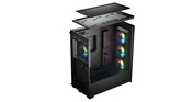 Корпус Cougar Airface Pro RGB Black, 4х120mm ARGB Fan, ARGB Fan Hub, без БП, черный, E-ATX / CGR-5AD1B-AIR-RGB