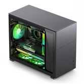 Корпус JONSBO D31 STD Black, TG, mini-ITX, mATX, черный