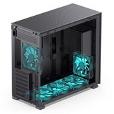 Корпус JONSBO D41 STD Black, TG, mini-ITX, mATX, ATX, черный
