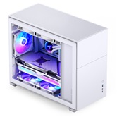 Корпус JONSBO D31 STD White, TG, mini-ITX, mATX, белый