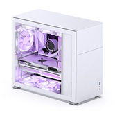 Корпус JONSBO D41 STD White, TG, mini-ITX, mATX, ATX, белый