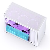 Корпус JONSBO D41 STD White, TG, mini-ITX, mATX, ATX, белый