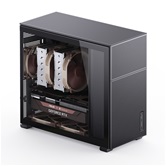 Корпус JONSBO D41 MESH Black, TG, mini-ITX, mATX, ATX, черный