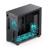 Корпус JONSBO D41 MESH Black, TG, mini-ITX, mATX, ATX, черный