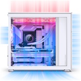 Корпус JONSBO D41 MESH White, TG, mini-ITX, mATX, ATX, белый