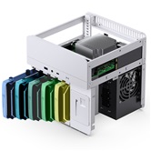 Корпус JONSBO N2 White, 1x120mm Fan, mini-ITX, SFX, белый