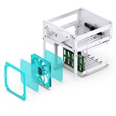 Корпус JONSBO N2 White, 1x120mm Fan, mini-ITX, SFX, белый