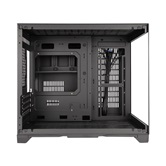 Корпус 1STPLAYER MEGAVIEW MV6-TP Black / mATX / MV6-TP-BK
