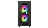 Корпус Deepcool CC360 ARGB, TG, mini-ITX, mATX, черный
