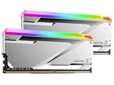 Модуль памяти DDR5 Netac Z RGB DDR5-6200 32GB (16GBx2) C34 Silver (32-38-38-96) 1.35V / NTZED5P62DP-32S / Silver