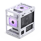 Корпус JONSBO C6 White, mini-ITX, mATX, белый