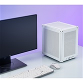 Корпус JONSBO C6 White, mini-ITX, mATX, белый