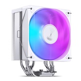 Кулер JONSBO CR-1000 EVO Color White LGA1700/1200/115X/AM5/AM4 (24шт/кор, TDP 220W, PWM, 120mm Dynamic Multi-Color LED Fan, 4 тепловые трубки, белый, 4-pin) Retail