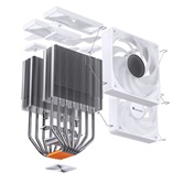 Кулер JONSBO CR-3000 ARGB White LGA20XX/1700/1200/115X/AM5/AM4 (12шт/кор, TDP 260W, PWM, 2 x 120mm ARGB Fan, 7 тепловых трубок, медная база, белый, 4-pin) Retail