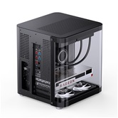 Корпус JONSBO TK-1 2.0 Black, TG (aquarium), mini-ITX, mATX, черный