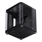 Корпус JONSBO TK-1 2.0 Black, TG (aquarium), mini-ITX, mATX, черный