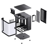 Корпус JONSBO TK-1 2.0 Black, TG (aquarium), mini-ITX, mATX, черный