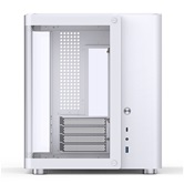 Корпус JONSBO TK-1 2.0 White, TG (aquarium), mini-ITX, mATX, белый
