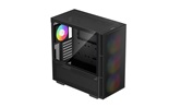 Корпус Deepcool CH560, TG, 3x140mm ARGB Fan, 1x120mm ARGB Fan, mini-ITX, mATX, ATX, E-ATX, черный
