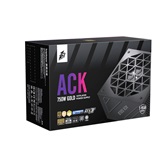 Блок питания 1STPLAYER ACK GOLD 750W Black / ATX 3.1, PCle 5.1, APFC, 80 PLUS Gold, LLC+DC-DC, full Teapo caps, 140mm fan, full modular / HA-750BA2-BK