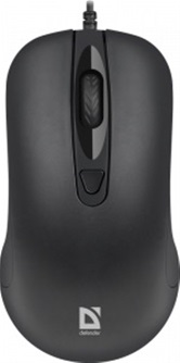 Мышь проводная  Defender Classic MB-230 4кнопки, 500-1600dpi, черный (52231)