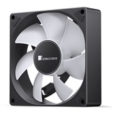 Вентилятор JONSBO SL-925B 92х92х25мм (100шт/кор, PWM, ARGB LED, 800-2200об/мин, черный) Retail