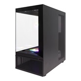 Корпус 1STPLAYER MIKU Mi7-A Black / ATX / 3x120mm FRGB fans / Mi7-A-BK-2F1R-1F1