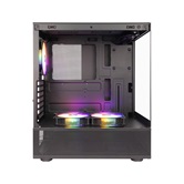 Корпус 1STPLAYER MIKU Mi7-A Black / ATX / 3x120mm FRGB fans / Mi7-A-BK-2F1R-1F1