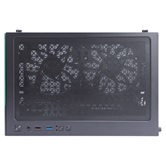 Корпус 1STPLAYER MIKU Mi2 Black / mATX / 3x120mm FRGB fans / Mi2-BK-3F1