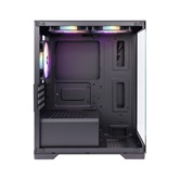Корпус 1STPLAYER MIKU Mi2 Black / mATX / 3x120mm FRGB fans / Mi2-BK-3F1