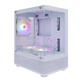 Корпус 1STPLAYER MIKU Mi2-A White / mATX / 3x120mm FRGB fans / Mi2-A-WH-2F1R-W-1F1-W