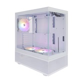 Корпус 1STPLAYER MIKU Mi7-A White / ATX / 3x120mm FRGB fans / Mi7-A-WH-2F1R-W-1F1-W