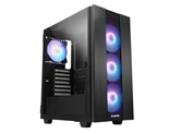 Корпус CHIEFTEC HUNTER 2 GS-02B-OP, TG, 4x120mm ARGB Fan, mini-ITX, mATX, ATX, черный