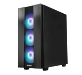 Корпус CHIEFTEC HUNTER 2 GS-02B-OP, TG, 4x120mm ARGB Fan, mini-ITX, mATX, ATX, черный