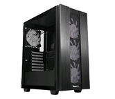 Корпус CHIEFTEC HUNTER 2 GS-02B-OP, TG, 4x120mm ARGB Fan, mini-ITX, mATX, ATX, черный
