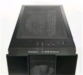 Корпус CHIEFTEC HUNTER 2 GS-02B-OP, TG, 4x120mm ARGB Fan, mini-ITX, mATX, ATX, черный