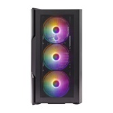 Корпус 1STPLAYER TRILOBITE T7-P Black / ATX / 4x120mm FRGB fans / T7-P-BK-4F1