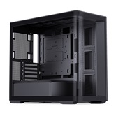Корпус JONSBO D300 Black, TG (aquarium), mini-ITX, mATX, черный