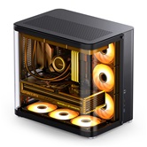 Корпус JONSBO TK-2 2.0 Black, TG (aquarium), mini-ITX, mATX, ATX, черный