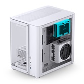 Корпус JONSBO TK-2 2.0 White, TG (aquarium), mini-ITX, mATX, ATX, белый