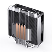 Кулер JONSBO HP-400S Black LGA1700/1200/115X/AM5/AM4 низкопрофильный 36.7мм (36шт/кор, TDP 160W, PWM, 90mm Fan, 4 тепловые трубки, 4-pin) Retail