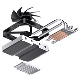 Кулер JONSBO HP-400S Black LGA1700/1200/115X/AM5/AM4 низкопрофильный 36.7мм (36шт/кор, TDP 160W, PWM, 90mm Fan, 4 тепловые трубки, 4-pin) Retail