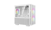 Корпус Deepcool CH360 WH, TG, 2x140mm ARGB Fan, 1x120mm ARGB Fan, mini-ITX, mATX, белый
