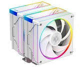 Кулер ID-COOLING FROZN A620 ARGB WHITE LGA1700/1200/115X/AM5/AM4 (6шт/кор, TDP 270W, PWM, черный, 6 тепл.трубок + медная база, DUAL ARGB FAN 120mm, белый) RET